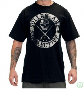 Sullen Shirt for Men BADGE OF HONOR BLAQ