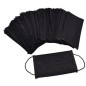 Disposable Face Masks - Black 50 pcs
