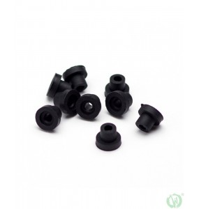 Top Hat Grommets - Black