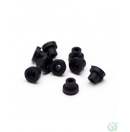 Top Hat Grommets - Black